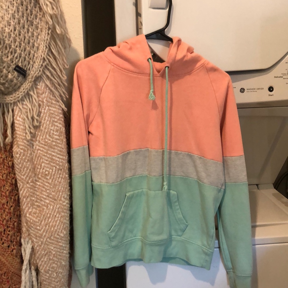 Tri colored sweatshirt
